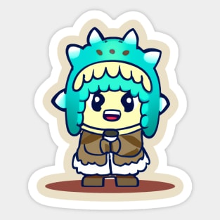 Cute Baby Girl - Sweater Season Sticker